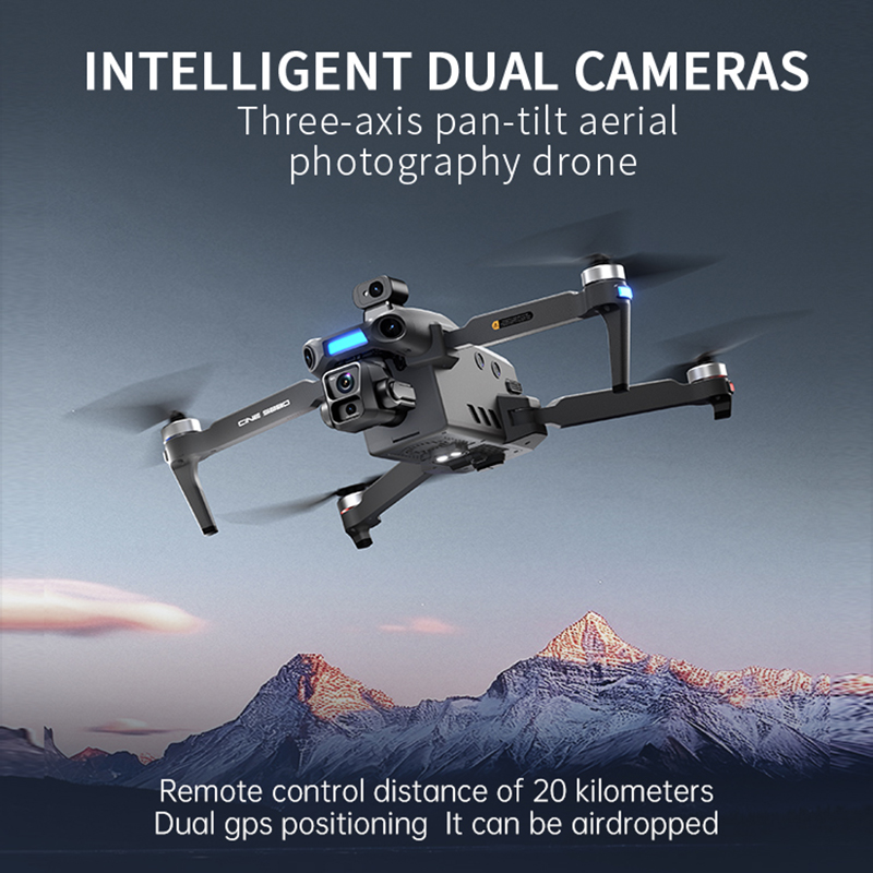 2026 New 8K Dual Camera Drone  - Rc Helicopter Electric review and price